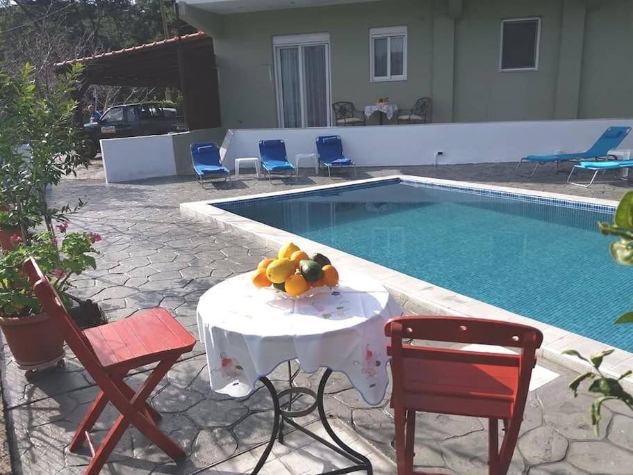 Greek Style Ground Floor Apartment & Pool Ialysos  Exteriér fotografie