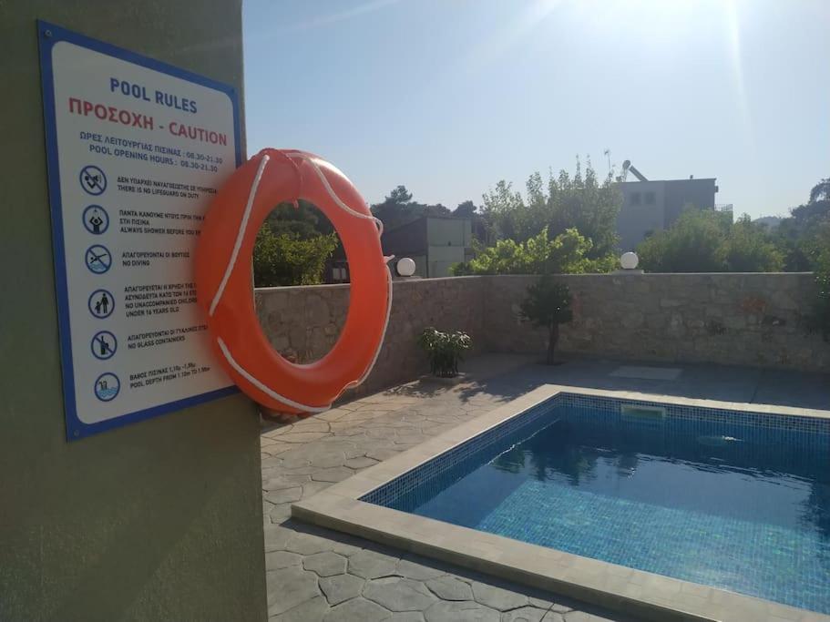 Greek Style Ground Floor Apartment & Pool Ialysos  Exteriér fotografie