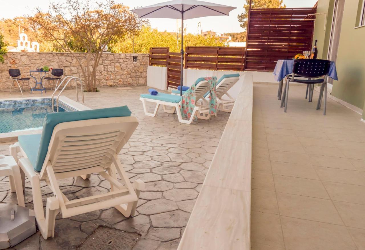 Greek Style Ground Floor Apartment & Pool Ialysos  Exteriér fotografie
